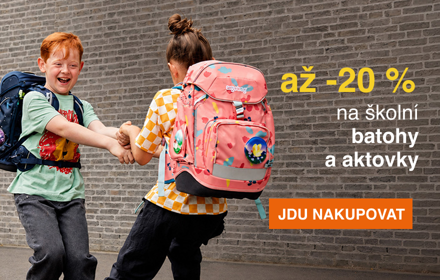 -20 % na školní aktovky a batohy