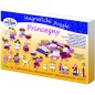 Dřevěné magnetické puzzle Princezny