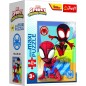 Minipuzzle miniMAXI 20 dílků Spidey a jeho úžasní přátelé 4 druhy