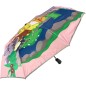 Deštník Zvířátka skládací vystřelovací látka/kov 28cm růžový