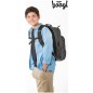 Studentský batoh Baagl Coolmate Black, 3 dílný set a vak na záda zdarma