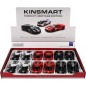 Auto Kinsmart Ford GT 1:38 kov/plast 12,5cm 3 barvy na zpětné natažení