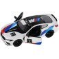 Auto Kinsmart BMW M8 Competition Coupé 1:38 kov/plast 12,5cm 4 barvy na zpětné natažení