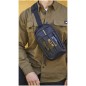Černá crossbody taška CAT Tech United