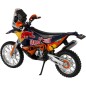 Motorka Bburago Red Bull KTM Rally Dakar 2019 kov/plast 12cm na volný chod