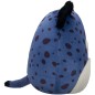 SQUISHMALLOWS Modrý gepard s chlupatým bříškem - Spotts, 30 cm