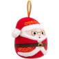 SQUISHMALLOWS Vánoční ozdoba Santa s brýlemi - Nick, 10 cm