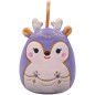 SQUISHMALLOWS Vánoční ozdoba Sob s třpytivými parohy - Jaida, 10 cm