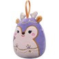 SQUISHMALLOWS Vánoční ozdoba Sob s třpytivými parohy - Jaida, 10 cm