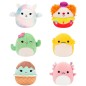 Micromallows 6Pack - Axolotl, Klaun, Lamo-pegakorn, Kaktus, Agama, Cupcake