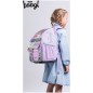 Aktovka pro prvňáčky Baagl Zippy Lavender 5dílný set