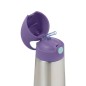 Termoska na pití s brčkem 350 ml - lilac pop