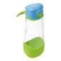 Sport láhev na pití 600 ml - modrá/zelená