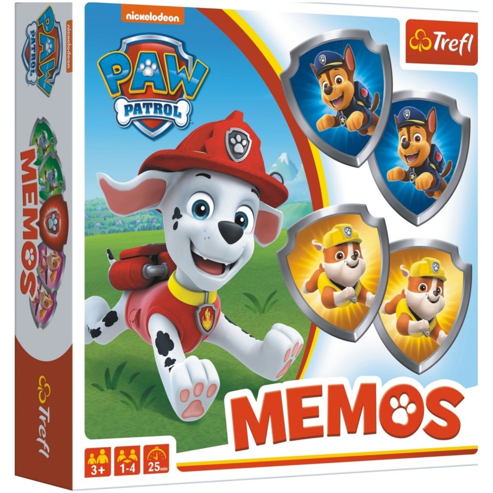 Trefl Pexeso papírové Paw Patrol/Tlapková patrola 36 kusů