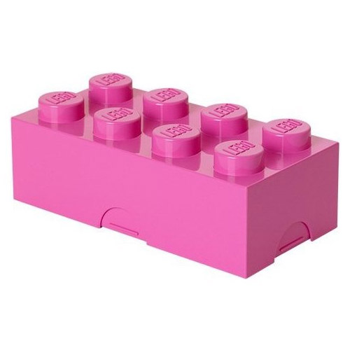 Lego® svačinový box růžový