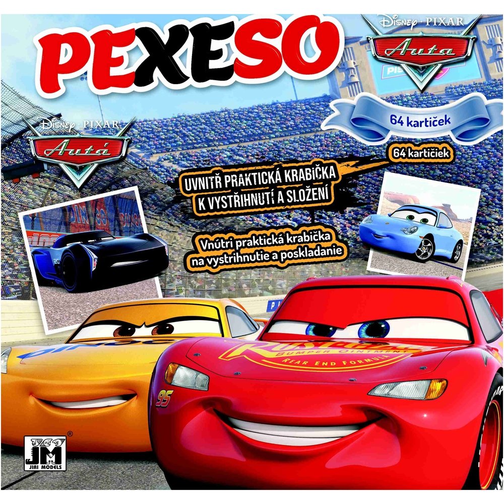 Pexeso v sešitu Cars