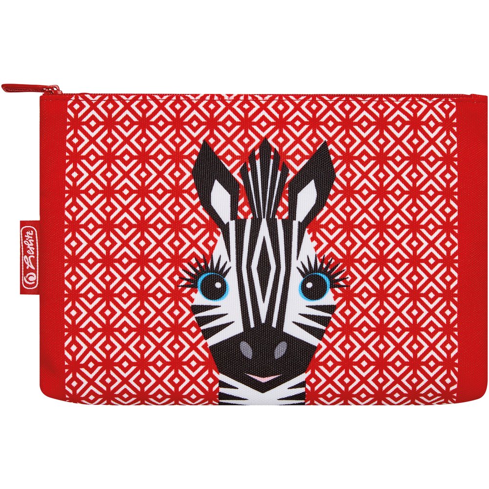 Herlitz Pouzdro ploché Cute animals Zebra