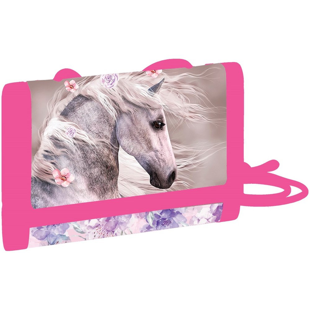 Karton P+P Dětská textilní peněženka kůň romantic