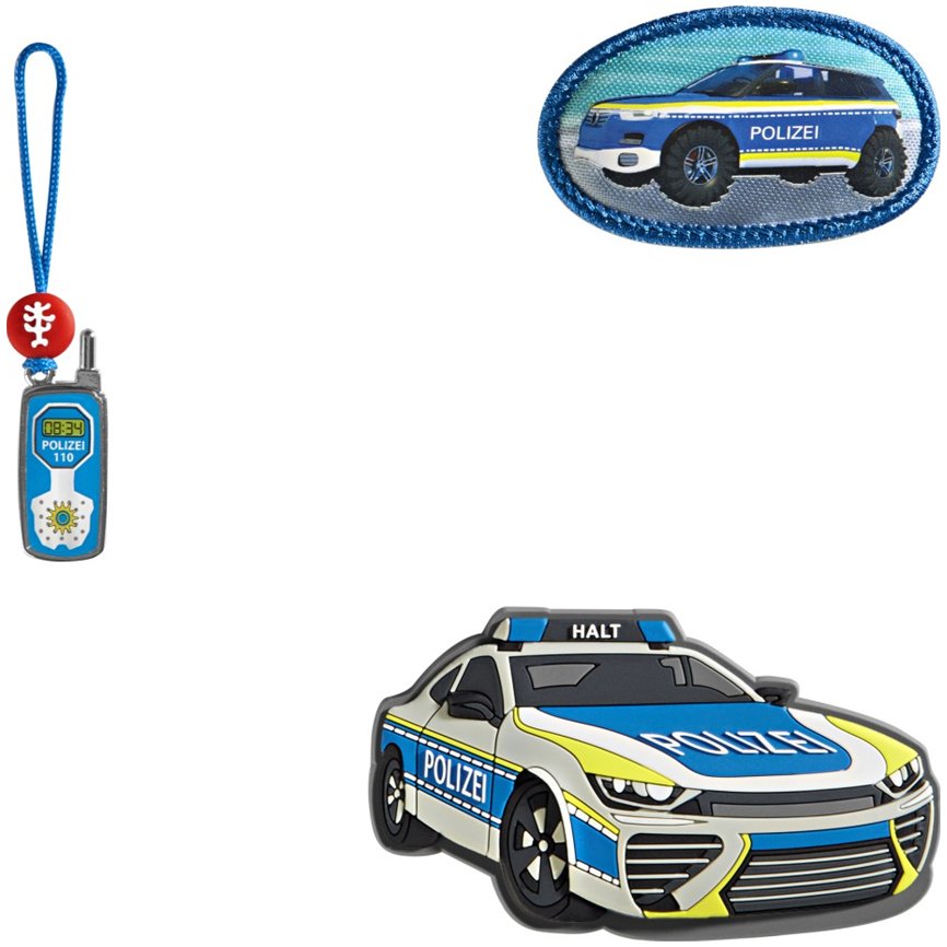 Doplňková sada obrázků MAGIC MAGS Police Car Cody k aktovkám GRADE, SPACE, CLOUD, 2IN1 a KID