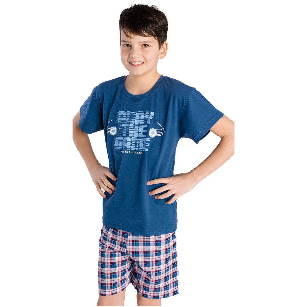 Bettymode Chlapecké pyžamo FOOTBALL TEAM krátký rukáv, 1
