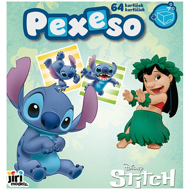 Pexeso v sešitu Lilo & Stitch