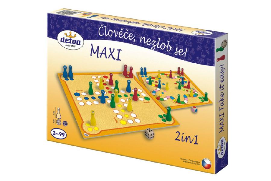 Detoa Člověče nezlob se maxi 2v1