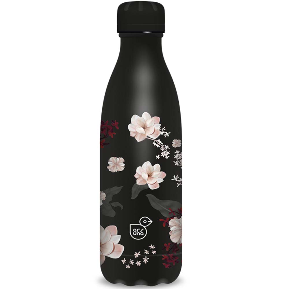 Ars Una Termoláhev Flowery Black 500 ml