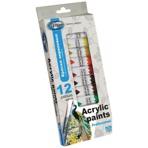 Centrum Barvy akrylové 12ml sada 12 barev