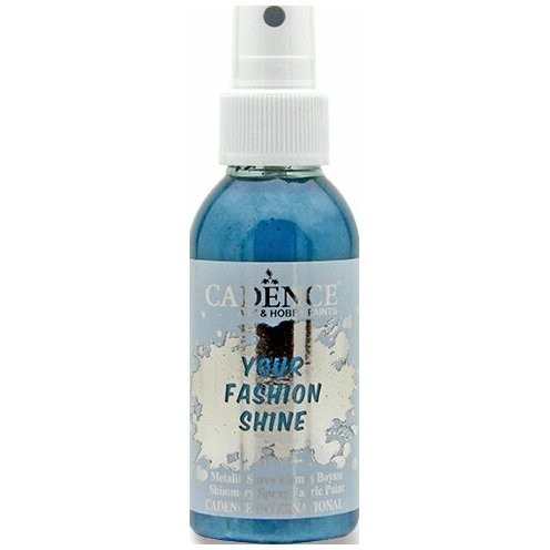 Cadence Barvy na textil Cadence Your Fashion Shine petrolejová 100ml sprej