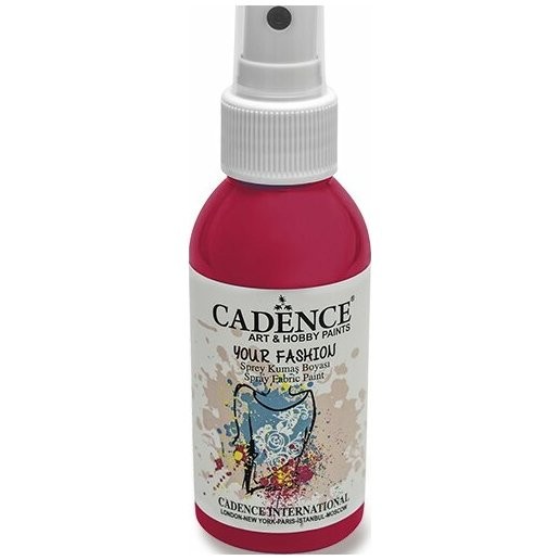 Cadence Barvy na textil Cadence Your Fashion fuchsiová 100ml sprej