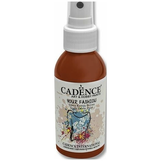 Cadence Barvy na textil Cadence Your Fashion červená 100ml sprej