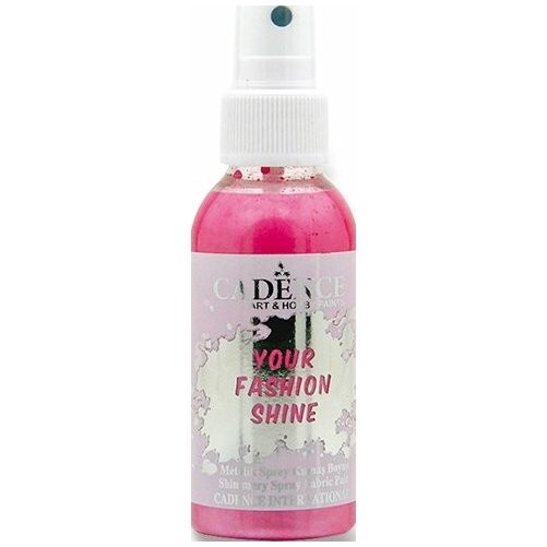 Cadence Barvy na textil Cadence Your Fashion Shine fuchsiová 100ml sprej