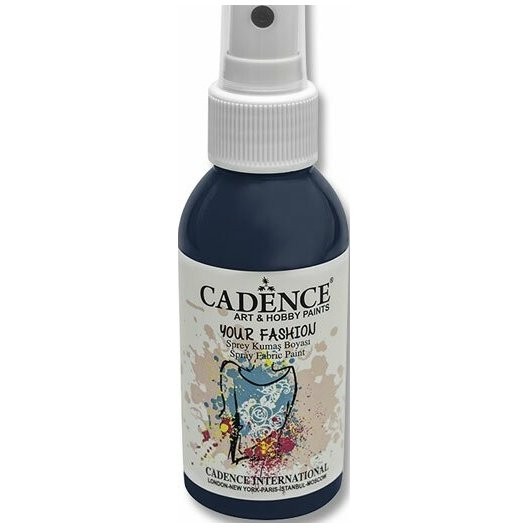 Cadence Barvy na textil Cadence Your Fashion petrolejová 100ml sprej