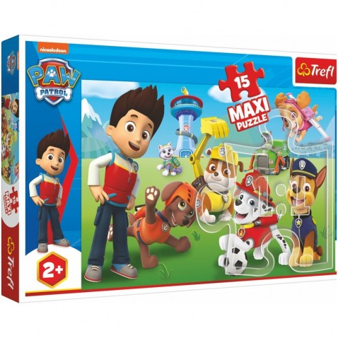 Puzzle MAXI Paw Patrol/Tlapková patrola 15 dílků