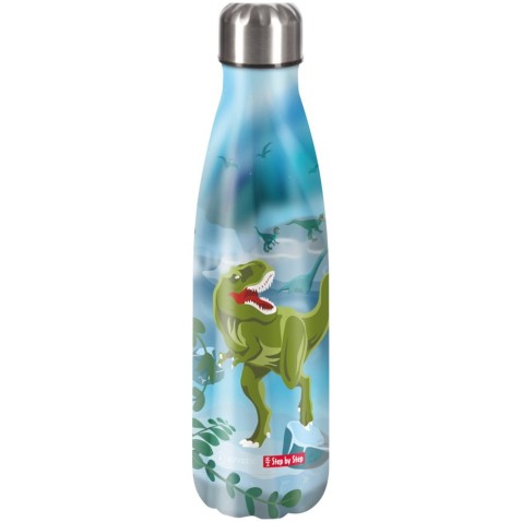 Láhev na pití z nerezové oceli 500ml Divoký T-Rex Taro