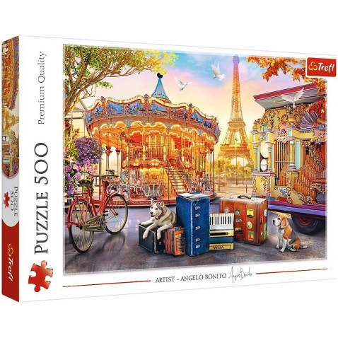 Trefl Puzzle Prázdniny v Paříži 500 dílků