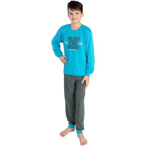 Chlapecké pyžamo Bettymode FOOTBALL TEAM dlouhý rukáv