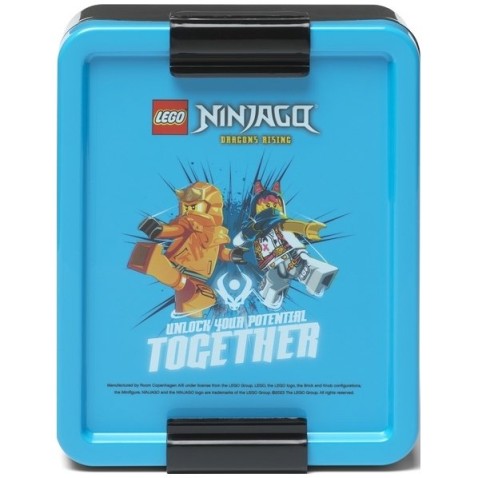 Svačinový box pro děti Lego Ninjago modrý