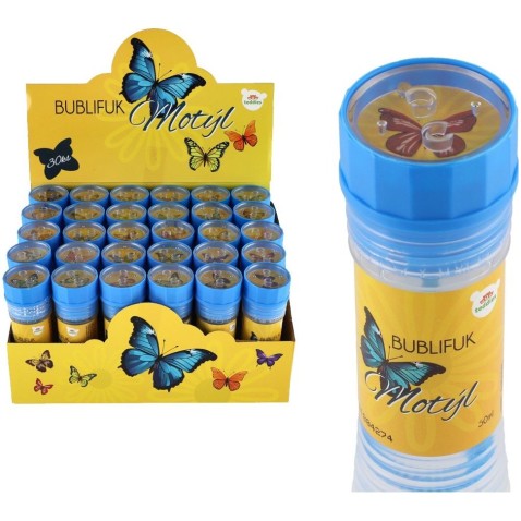 Bublifuk Motýl 50ml 11cm mix druhů