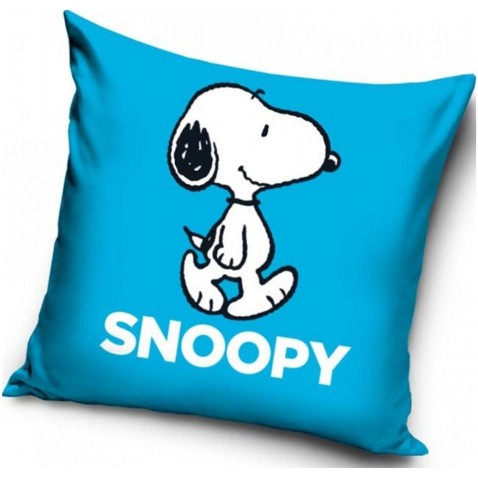 Povlak na polštářek Snoopy blue