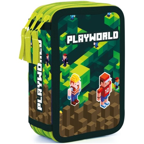 Penál prázdný třípatrový Playworld 25