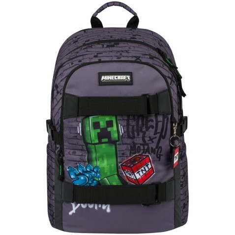 Školní batoh pro 2. stupeň Baagl Skate Minecraft TNT