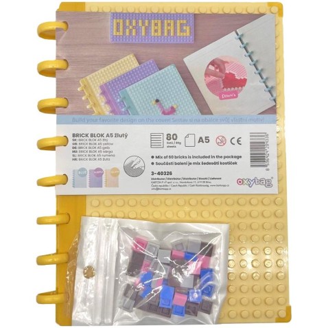 Blok A5 Brick blok žlutý