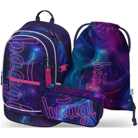 Školní batoh pro 2 stupeň Baagl Core Nova set