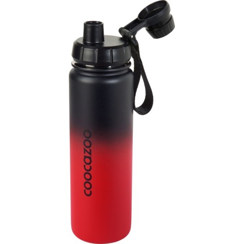 Láhev na pití z nerezové oceli coocazoo 0,7 l, Gradient Red