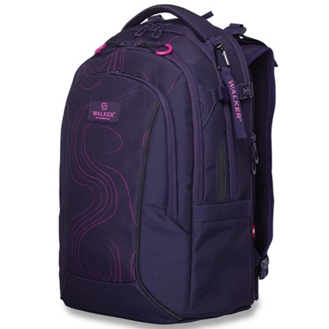 Batoh pro studenty Walker CAMPUS Neo Purple Frequency