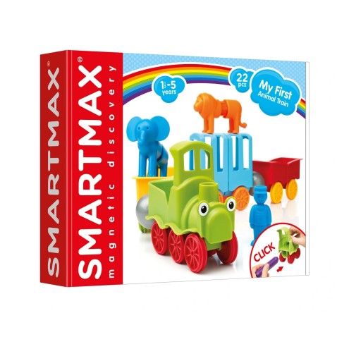 Smartmax - Můj první vláček se zvířátky - 22 ks