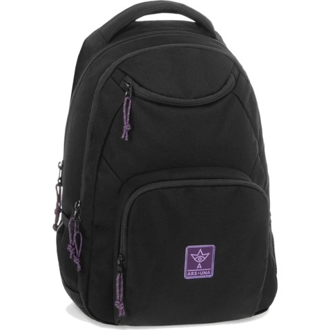 Studentský batoh ArsUna Cordura Black-violet 26 AU6