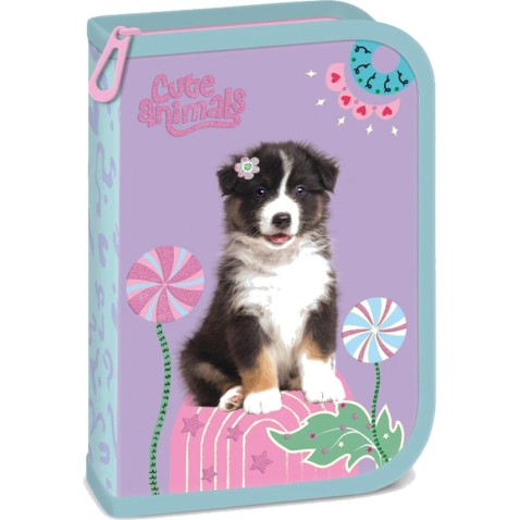 Školní penál ArsUna Cute Animals - Aussie plněný