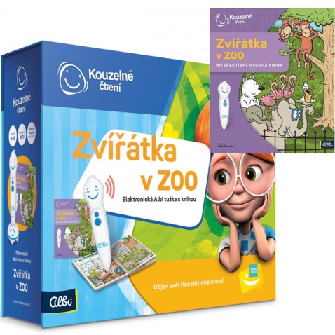 Albi Elektronická tužka s knihou Zvířátka v ZOO